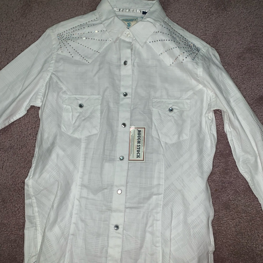 White western riding shirt